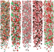 BBTO 250 Grams Christmas Fake Chocolate Candy Sprinkles Tiny Polymer 