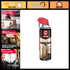 Garage Door Lubricant Spray, 11 oz - 2-Way Smart Straw, 6-Pack for Smooth Operat