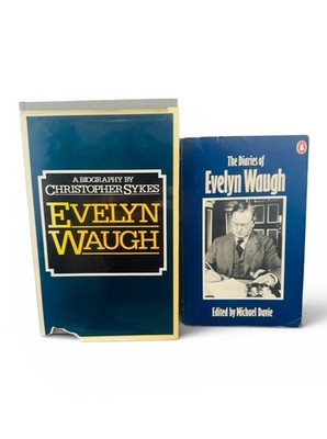 Diaries of Evelyn Waugh & Biography By Christopher Sykes Book Bundle 1976