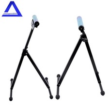2PCS Folding Roller Stand, 132 Lbs Load Capacity Adjustable 26-3/4" to 42-1/5"