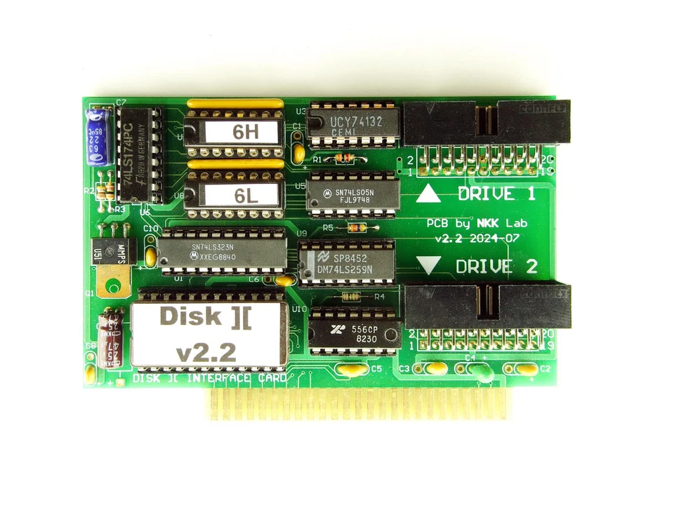 FDC (Disk II Interface card clone) for Apple II and compatibles, Gold plated - Image 2 of 2