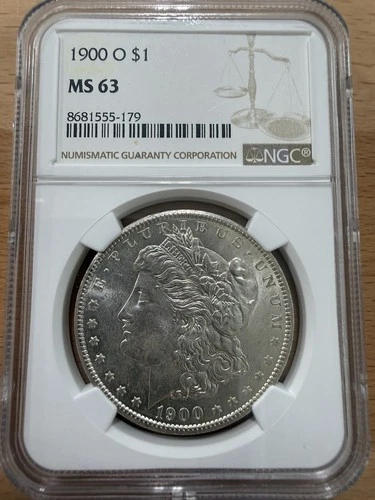 ⭐️1900 O Morgan Silver Dollar NGC MS63 ⭐️