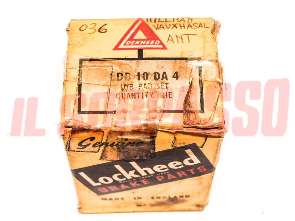 Pastillas de freno delanteras Hillman - Vauxhall Original Lockheed Foto 2 de 3