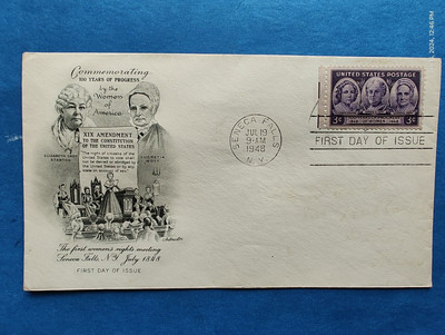 US FDC First Day of Issue 100 years of progress for women 1848-1948