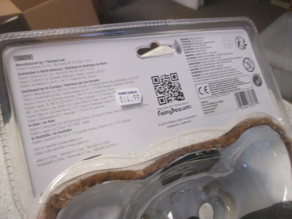 Máscara Disfraz de Oso Mascotas Luchadoras para Niños Rubí Sir Gruñe un Lote Espeluznante 38275 Foto 4 de 4