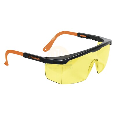 Truper LEN-2000A Amber Classic Adjustable Safety Glasses
