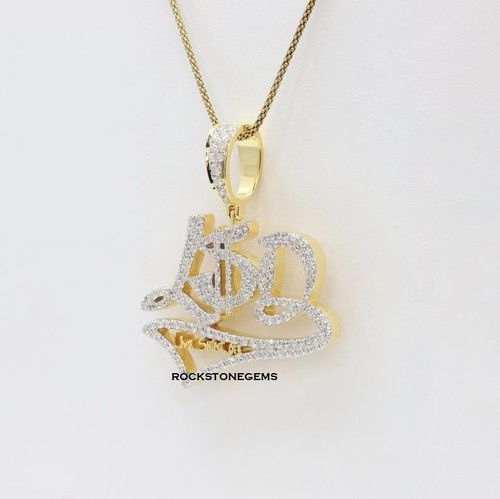 LSD Custom Made To Order 925 Sterling Silver Pendant RSG861 - Picture 3 of 5