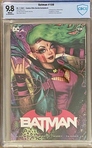 Batman #108 Comics Elite Szerdy Excl. Cover A CBCS 9.8 NM/M 1st Miracle Molly