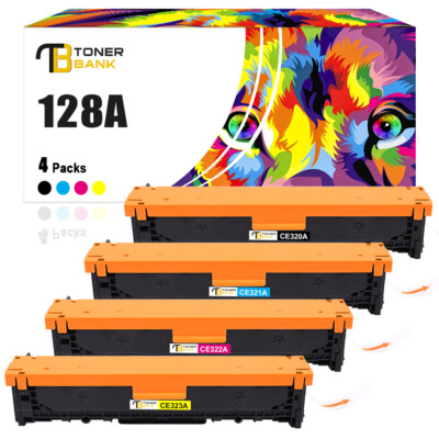 XXL TONER Compatible with HP 128A Color LaserJet Pro CP1525N CP1525NW CM1415FNW