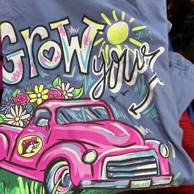 Bucees Buc Ees T Shirt Grow Your Own Way XL Pick Up Truck Cotton Colors