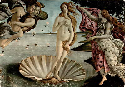 Botticelli's Birth of Venus Postcard - Uffizi Gallery Florence