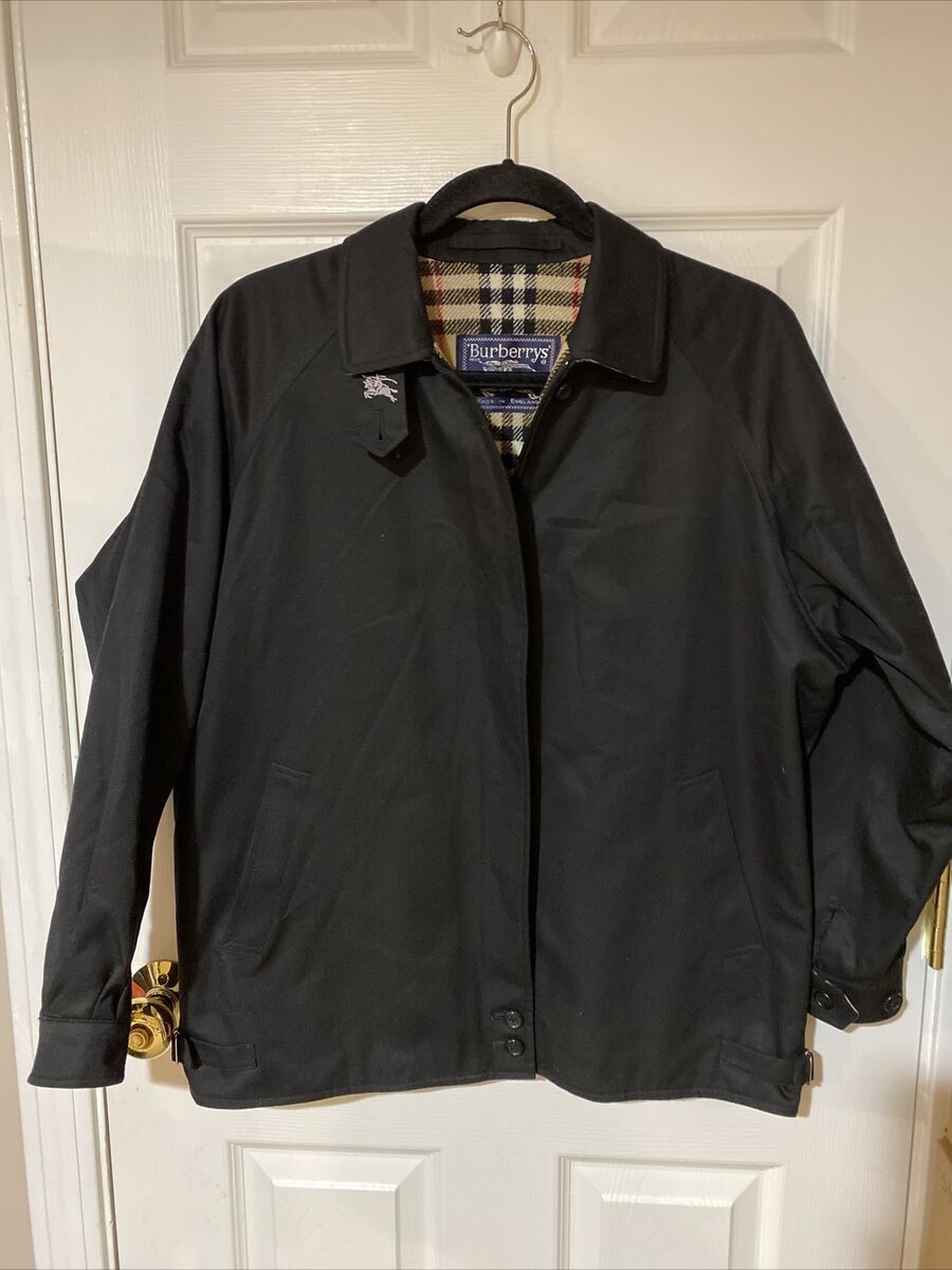 Vintage Burberry Bomber Harrington Jacket Nova Check Wool Vintage Burberry Bomber Harrington Jacket Nova Check Wool