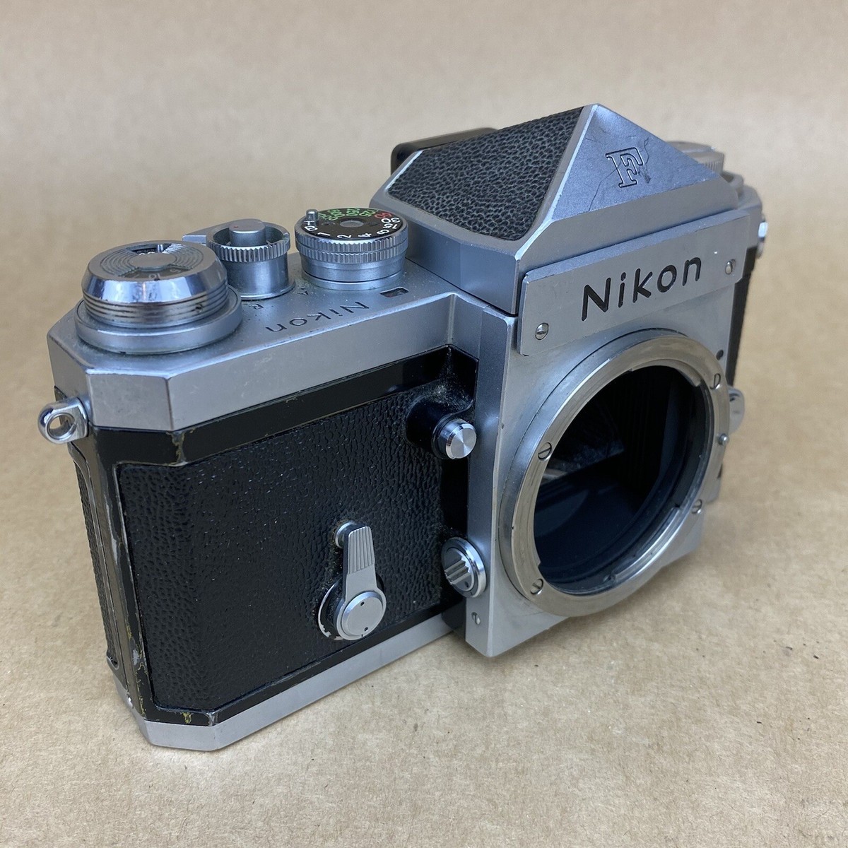 Nikon F 1969 35mm SLR Film Camera W/ Eye Level Finder - BODY Nikon F 1969 35mm SLR Film Camera W/ Eye Level Finder - BODY