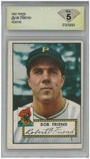 1952 Topps BOB FRIEND #233 Rookie RC 💎 DSG 5 EX