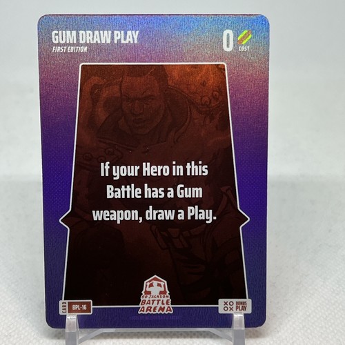 2024 Bo Jackson Battle Arena Gum Draw Play SSP Foil Play #BPL-16 First Edition
