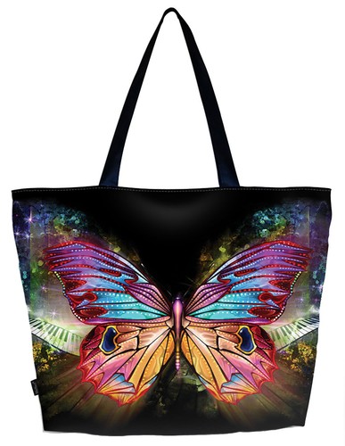 Lightweight Travel Tote Bag Reusable Shopping Shoulder Hand Bag - Large Size - Picture 21 of 27