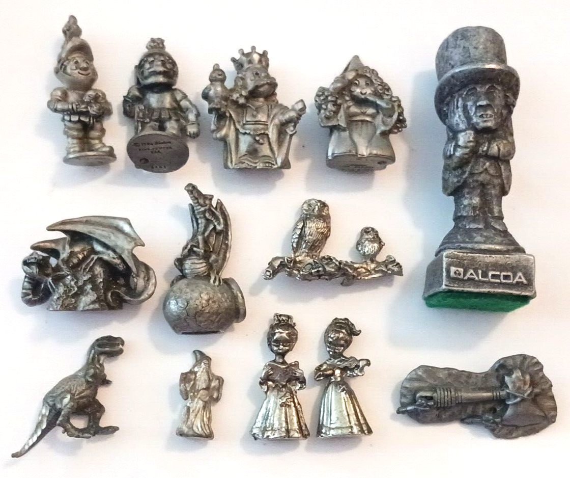 Pewter Figurines Hudson Fine Pewter Medieval Kingdom, Alcoa, king