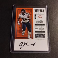 Jordan Howard Rare Vet Auto 2017 Panini Contenders Bears Eagles Autograph