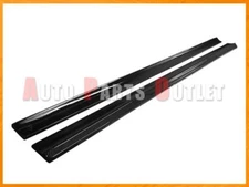 P Style Carbon Fiber Side Skirt Lip For 08-14 M-BENZ W204 C63AMG Sedan Only