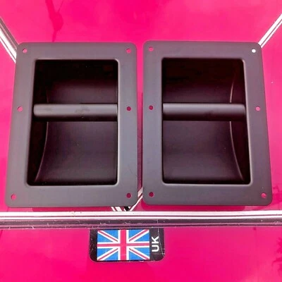 PENN ELCOM Handles (pair) recess bar handles for speakers or case in metal