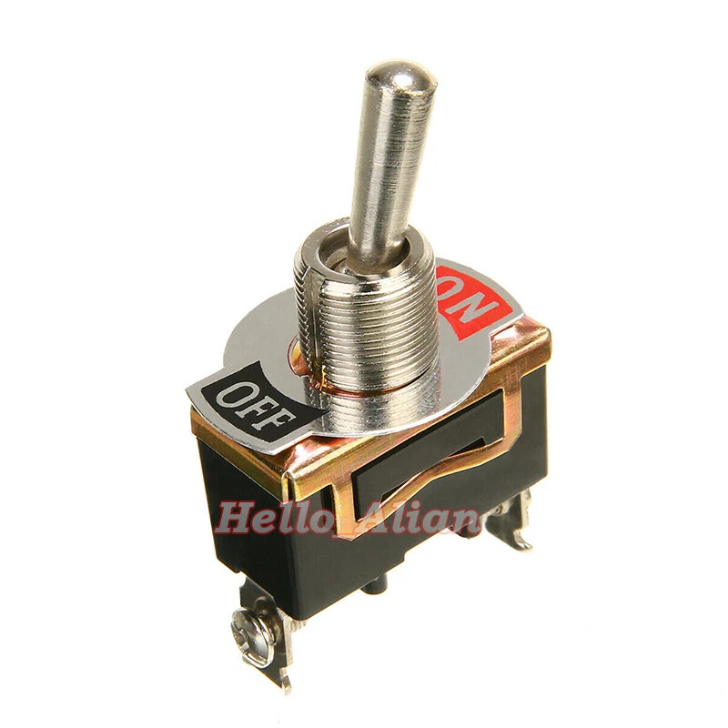 2PCS SPST 2Pin Car Boat 15A 250V ON/OFF Rocker Toggle Switch+Waterproof Boot Hot - image 4 of 4