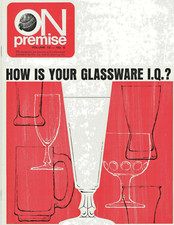 VINTAGE 1970 PIWO SZLITZ 'HOW IS YOUR GLASSWARE IQ?' ODPOWIEDNIE SZKŁO MAKE $$$