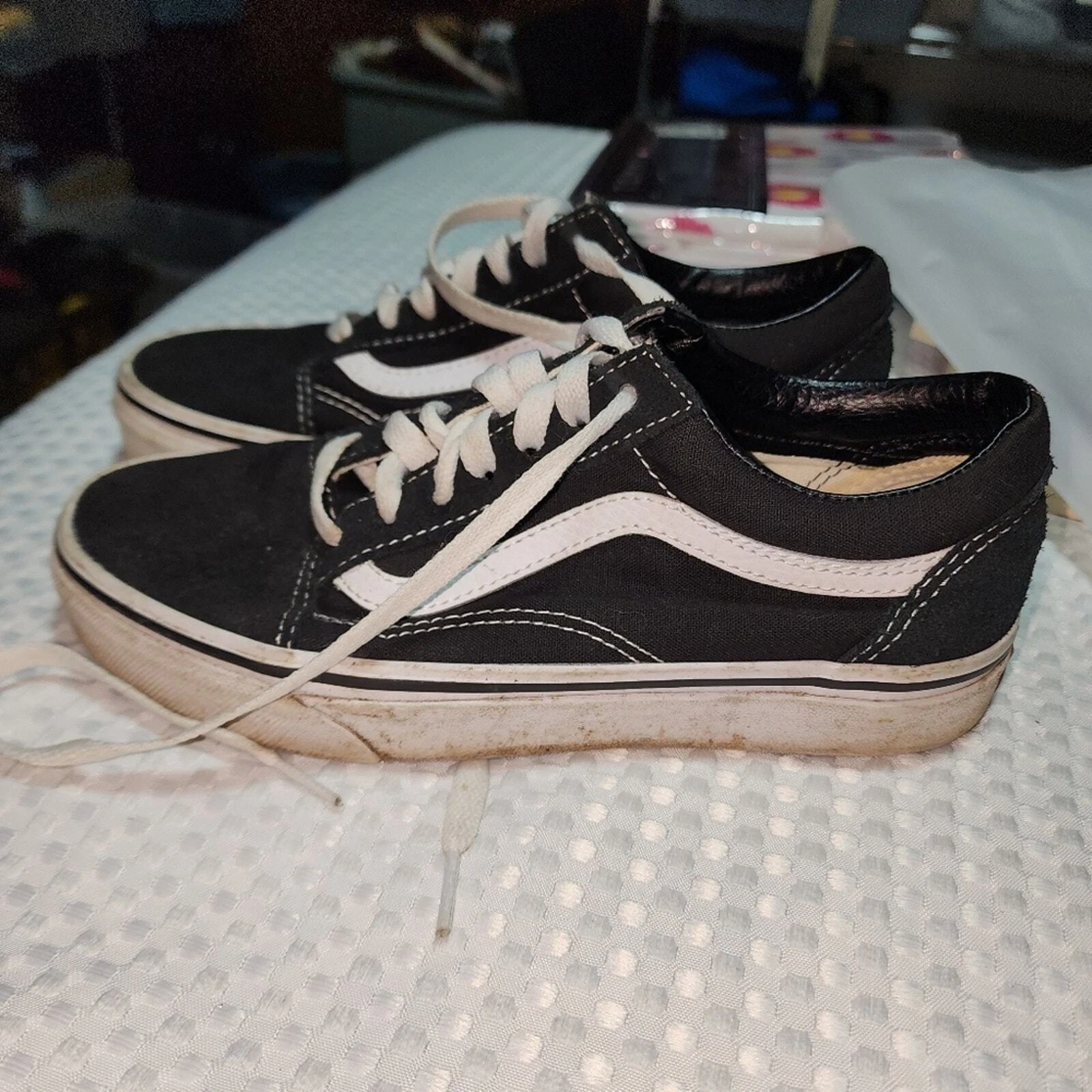 SCARPE DA GINNASTICA BASSE SKOOL VANS EUC TAGLIA 6 5 VECCHIE SKOOL
