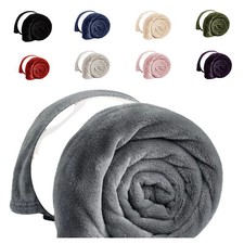 Warm Faux Fur Fleece Throw Over Sofa Bed Blanket Single Double King Size Throw