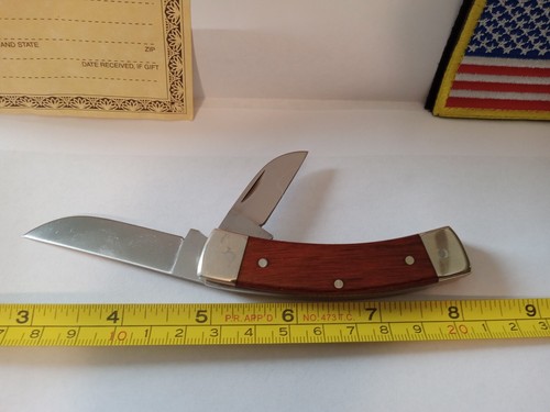 Schrade U.S.A. 3rd Gen COCA-BOLA C642 1980's Pocket Knife - Picture 5 of 9