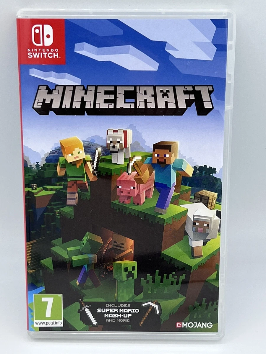 BOX ONLY Minecraft Nintendo Switch Case NO CARTRIDGE NO GAME