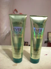 2-L'Oreal EVER STRONG Thickening shampoo Conditioner, lot of 2 non vegan