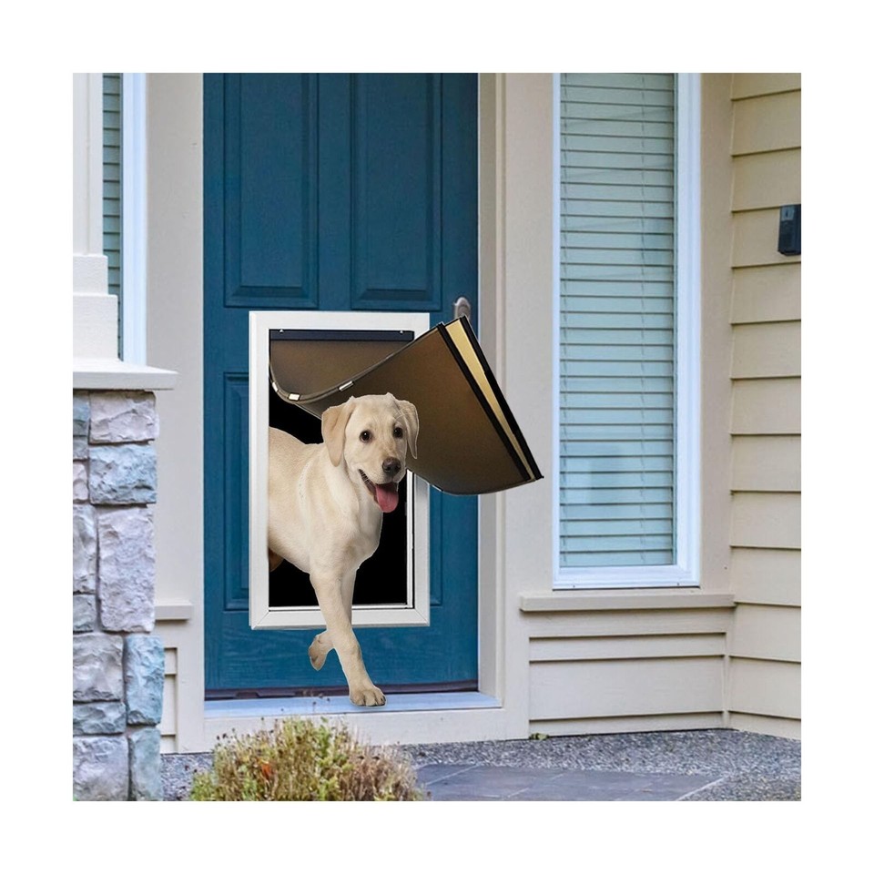 High Tech Pet Electronic Dog Door For Sliding Glass Door Sliding