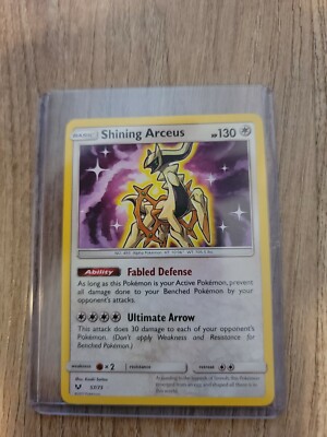 pokemon shiny arceus card ARCEUS LV.X TIN! Another rare SHINY Pokemon Card!