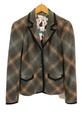 Womens Penguin Tweed Style Wool Blazer Jacket Size 2 Small