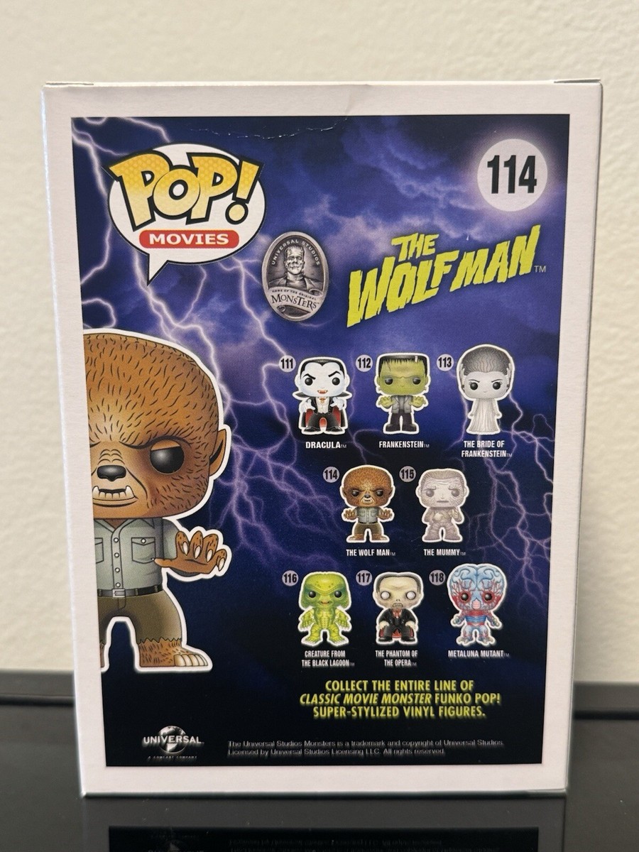 ファンコ ポップ ユニバーサルモンスター 114 ウルフマン フロッキー FUNKO POP MOVIES MONSTERS #114 THE WOLF MAN VAULTED VINYL
