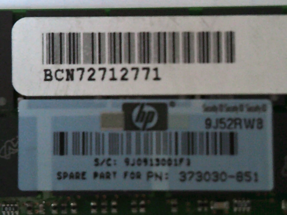 HP 4GB 2 X2GB 373030-851 PC3200R DDR PC3200 CL3 ECC Micron MT36VDDF25672Y-40BF3 - Image 2 of 4