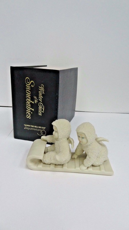 Dept 56 Snowbabies "Down The Hill We Go" Retired 