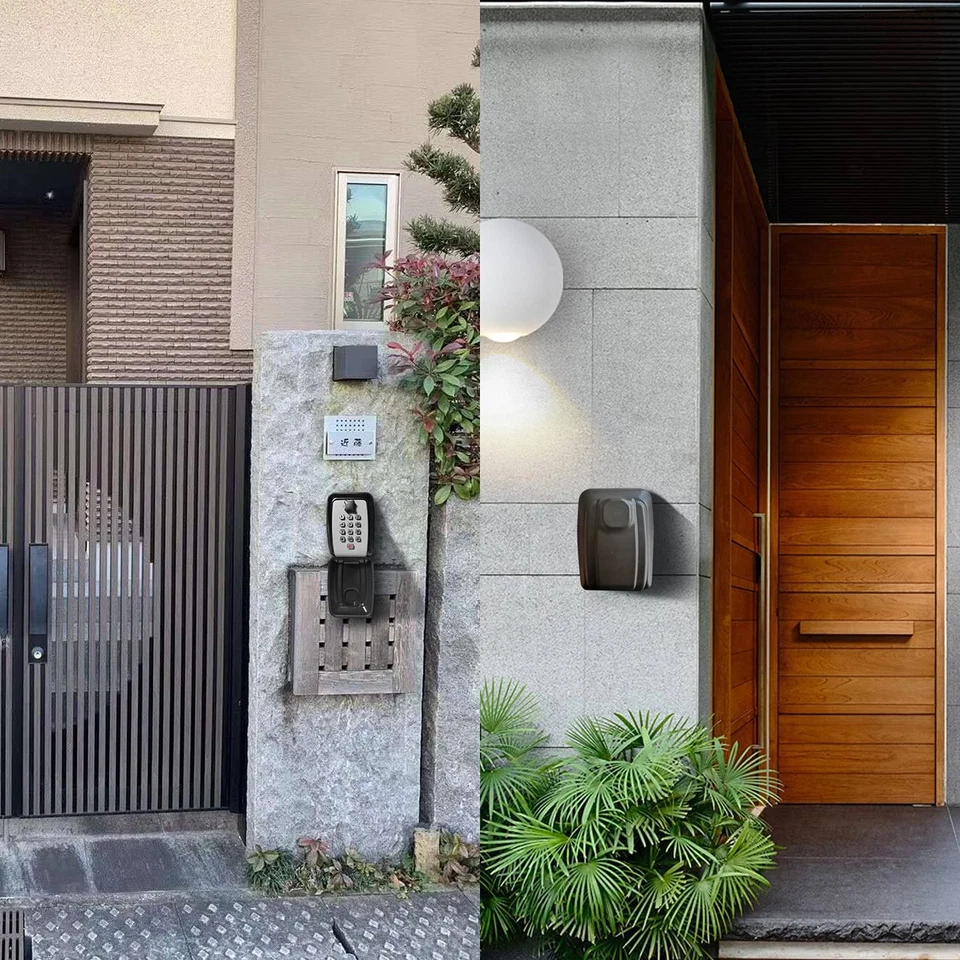 SISAV Push Button Lock Box,Outdoor Wall Mounted Key Storage Box - Image 4 of 4