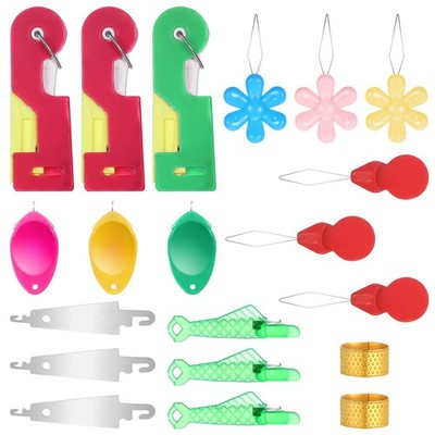 20 PCS Needle Threaders, Needles Threaders for Hand Sewing Embroidery Needles...