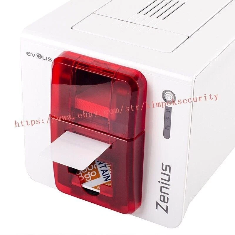 Evolis Zenius Direct-to-card ID Card Printer Single Sided USB Ethernet 300DPI - Image 4 of 4