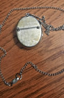 Vintage Avon Pendant Silver Tone Perfume Locket Compact Brooch Pin Necklace — photo 5