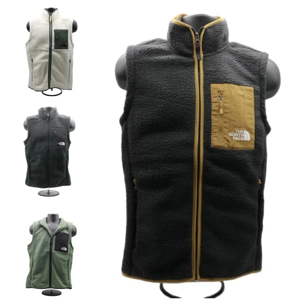 Chaleco para hombre The North Face NORTH PEAK cremallera completa ajuste regular informal chaleco polar