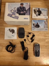 Nokia E70-2 US Version Silver Vintage QWERTY Phone Unlocked Docking RM-24 Tested