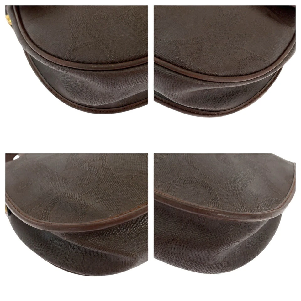 Bolsa de Ombro Dior Trotter Pvc para Mulheres Marrom Tamanho Único - Imagem 3 de 4