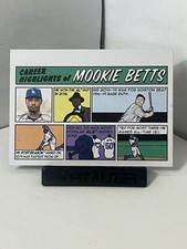 MOOKIE BETTS TOPPS HERITAGE 1973 73 COMICS COMIC STRIP DODGERS #8 2022 22
