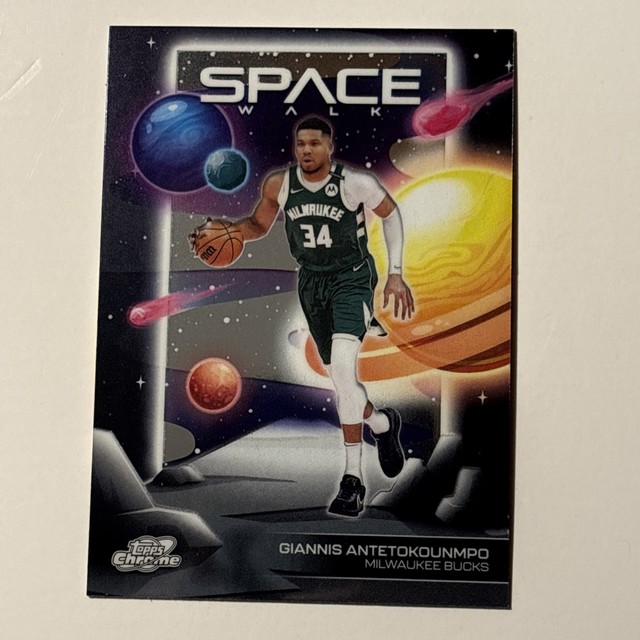 2025-26 Topps Cosmic Chrome - Space Walk Giannis Antetokounmpo #SW-2