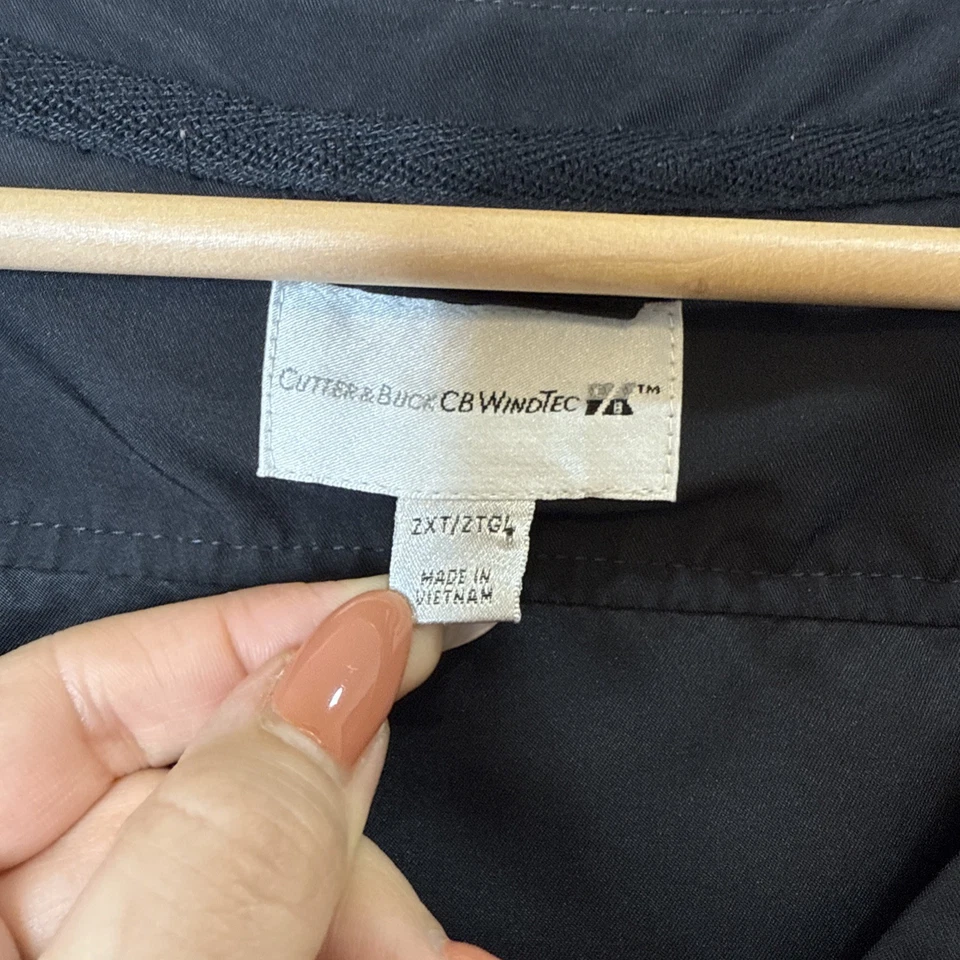 Alabama Crimson Tide Cutter Buck Windtec Vest Mens 2XT Black Golf Vest Embroider - Image 4 of 4