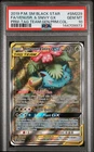 2019 POKEMON SM BLACK STAR PROMO #SM229 FULL ART/VENUSAUR & SNIVY GX PSA 10