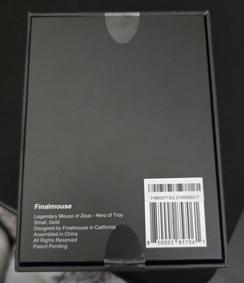 Finalmouse Starlight-12 Hero of Troy Achilles Gaming Mouse