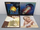 1970's Best Rock LP Lot 4 Vinyl Records ~ Van Halen, Journey, Def Lep, Led Zepp.